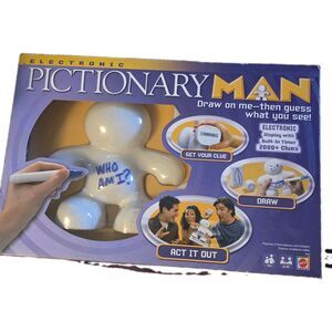 Mattel Pictionary Man Electronic Draw & Guess Complete Game, Ages 8+